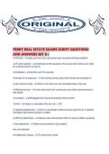 PERRY REAL ESTATE EXAMS SCRIPT QUESTIONS AND ANSWERS SET A&period;pdf&NewLine;&NewLine;1&period; Document information