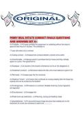 PERRY REAL ESTATE CORRECT FINALS QUESTIONS AND ANSWERS SET A&period;pdf