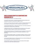 AINS 21 EXAMS SCRIPT ALL QUESTIONS AND ANSWERS SET A&period;pdf