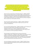 WGU D115 Advanced Pathophysiology OA Questions & Answers 2027 &vert; Units 1&ndash;7