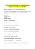 PSE Exam Study Guide 2026 with all Correct & 100&percnt; Verified Answers &vert;Guaranteed to Pass