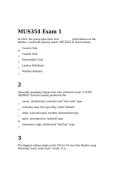 Arizona State University MUS 354 Exam &vert; Complete Questions & Answers &vert; Updated 2026