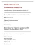 &NewLine;WGU D469 Performance Assessment&NewLine;&NewLine;Complete 200-Question Study&sol;Practice Exam&NewLine;