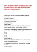 KINES 163 EXAM 1&colon; COMPLETE EXAM QUESTION BANK &lpar;200 QUESTIONS&rpar; COMPLETE WITH 100&percnt; VERIFIED ANSWERS EITH EXPLANATIONS&NewLine;