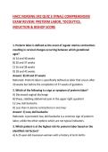 HACC NURSING 242 QUIZ 3 &lpar;FINAL&rpar; COMPREHENSIVE EXAM REVIEW&colon; PRETERM LABOR&comma; TOCOLYTICS&comma; INDUCTION & BISHOP SCORE