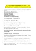 PSE National Activation Test with all Correct & 100&percnt; Verified Answers &vert;Latest Version &vert;Guaranteed to Pass