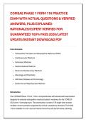 COMSAE PHASE 1 FORM 116 PRACTICE EXAM WITH ACTUAL QUESTIONS & VERIFIED ANSWERS&comma; PLUS EXPLAINED RATIONALES&sol;EXPERT VERIFIED FOR GUARANTEED 100&percnt; PASS 2026&sol;LATEST UPDATE&sol;INSTANT DOWNLOAD PDF