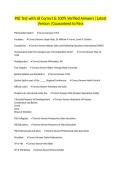 PSE Test with all Correct & 100&percnt; Verified Answers &vert;Latest Version &vert;Guaranteed to Pass