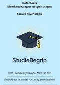 Oefenvragen&comma; Meerkeuze en open vragen voor Sociale Psychologie