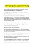 PSE 201 Final Exam with all Correct & 100&percnt; Verified Answers &vert;Actual Complete Update &vert;Already Graded A&plus;