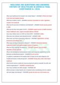 WGU D050 History of Healthcare in America Final Exam Questions & Answers 2026&NewLine;
