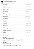 Nursing 1 Conversion Practice&comma; Nursing Dosage Calculations&comma; Nursing Math Practice&comma; Medication Conversion Questions