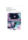 Test Bank For Pathophysiology&colon; A Practical Approach 5th Edition &lpar; Story&comma; 2024&rpar; All Chapters 1-14&vert; Latest Edition