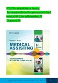 Solution Manual For Medical Assisting Administrative & Clinical Competencies &lpar;MindTap Course List&rpar; 9th Edition By Michelle Blesi &vert;All Chapters &lpar;1 - 58&rpar; &vert; Latest Version A&plus;&NewLine;