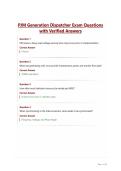 PJM Generation Dispatcher Exam Questions with Verified Answers&period;