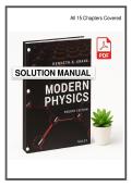 Solution Manual for Modern Physics&comma; 4th Edition by Krane&NewLine;