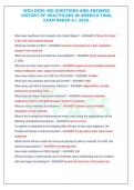 WGU D050 History of Healthcare in America Final Exam Questions & Answers 2026&NewLine;