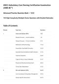 ANCC Ambulatory Care Nursing Certification Examination&NewLine;&lpar;AMB-BC&trade;&rpar;&NewLine;Advanced Practice Question Bank &mdash; V2&period;0&NewLine;150 High-Complexity Multiple-Choice Questions with Detailed Rationales