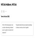 &NewLine;NR 546 Midterm Study Guide Practice Questions and Answers 2026&sol;2027 NR 546 Nursing Exam Review