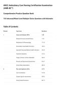 ANCC Ambulatory Care Nursing Certification Examination&NewLine;&lpar;AMB-BC&trade;&rpar;&NewLine;Comprehensive Practice Question Bank&NewLine;150 Advanced&sol;Mixed-Level Multiple-Choice Questions with Rationales