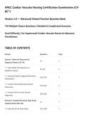 ANCC Ambulatory Care Nursing Certification Examination&NewLine;&lpar;AMB-BC&trade;&rpar;&NewLine;Comprehensive Practice Question Bank&NewLine;150 Advanced&sol;Mixed-Level Multiple-Choice Questions with Rationales
