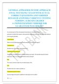 GENERAL APPRAISER INCOME APPROACH &NewLine;FINAL TEST BANK 3 EXAM WITH ACTUAL &NewLine;CORRECT QUESTIONS AND VERIFIED &NewLine;DETAILED ANSWERS&vert; CURRENTLY TESTING &NewLine;VERSION &vert; ALREADY GRADED &NewLine;A&plus;&vert;NEWEST&vert;EXPERT VERIFIED FOR &NewLine;GUARANTEED PASS 2026&sol;2027