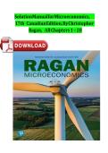 Solution Manual For Microeconomics&comma; 17th Canadian Edition&comma; By Christopher Ragan&comma; All Chapters 1 - 20&comma; Updated Complete Newest Version&NewLine;
