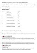 ANCC Medical-Surgical Nursing Certification Examination &lpar;MEDSURG-BC&trade;&rpar;&NewLine;Comprehensive Practice Question Bank&colon; 150 Advanced-Level Multiple-Choice Questions for Experienced&NewLine;Medical-Surgical Nurses