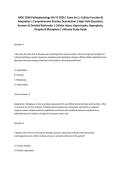 WGU D236 Pathophysiology OA V2 2026 &vert; Exam Set 1&colon; Cellular Function &&NewLine;Adaptation &vert; Comprehensive Practice Examination &vert; High-Yield Questions&comma;&NewLine;Answers & Detailed Rationales &vert; Cellular Injury&comma; Hypertrophy&comma; Hyperplasia&comma;&NewLine;Atrophy & Metaplasia &vert; Ultimate Stu
