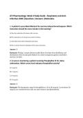 ATI Pharmacology&colon; Week 4 Study Guide - Respiratory and AntiInfectives 2026 &vert;Questions &vert;Answers &vert;Rationales&NewLine;