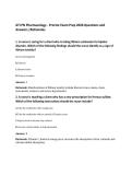 ATI PN Pharmacology - Proctor Exam Prep 2026 Questions and&NewLine;Answers &vert;Rationales