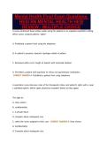 Mental Health Final Exam Questions&comma;&NewLine;HESI RN MENTAL HEALTH HESI&NewLine;REVIEW - MULTIPLE CHOICE