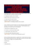 HESI RN MENTAL HEALTH &lpar;2026&sol;2027&rpar;&NewLine;UPDATE&vert;EXAM&NewLine;QUESTIONS WITH MULTIPLE&NewLine;CHOICES &vert;VERIFIED & REVISED&NewLine;ANSWERS &lpar;NEW&rpar;&excl;&excl;&excl;