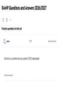 RAMP Questions and Answers 2026&sol;2027 &vert; RAMP Practice Test&comma; Certification Exam Prep & Study Guide