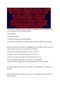 HESI MENTAL HEALTH ACTUAL EXAM&NewLine;WITH NGN FORMAT NEWEST 2026&NewLine;ACTUAL EXAM ALL WITH 230&NewLine;QUESTIONS AND CORRECT&NewLine;DETAILED ANSWERS &lpar;VERIFIED&NewLine;ANSWERS&rpar; &vert;ALREADY GRADED&NewLine;A&plus;&vert;&vert;NEWEST VERSIONS