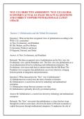 WGU C211 OBJECTIVE ASSESSMENT &sol; WGU C211 GLOBAL &NewLine;ECONOMICS ACTUAL OA EXAM  300 ACTUAL QUESTIONS &NewLine;AND CORRECT ANSWERS WITH RATIONALE LATEST &NewLine;UPDATE