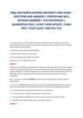 NRSg 2350 NORTH EASTERN UNIVERSITY FINAL EXAM &ndash;&NewLine;QUESTIONS AND ANSWERS &vert; VERIFIED AND WELL&NewLine;DETAILED ANSWERS &vert; PLUS RATIONALES &vert;&NewLine;GUARANTEED PASS &vert; LATEST EXAM UPDATE &vert; EXAM&NewLine;PREP STUDY GUIDE PRACTICE TEST