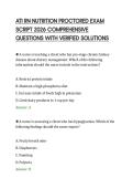 ATI RN NUTRITION PROCTORED EXAM&NewLine;SCRIPT 2026 COMPREHENSIVE&NewLine;QUESTIONS WITH VERIFIED SOLUTIONS