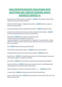 WGU Pathophysiology D236 Exams &mdash; Advanced Practice Questions with Verified Answers &mdash; A&plus; Study Guide