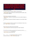ASA 105 LATEST 2026&sol;2027 ACTUAL&NewLine;EXAM QUESTIONS WITH CORRECT&NewLine;ANSWERS 100&percnt; VERIFIED GRADED&NewLine;A&plus;