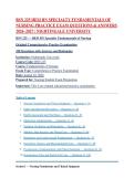 BSN 225 HESI RN Specialty Fundamentals of Nursing Practice Exam Questions & Answers 2026&ndash;2027 &vert; Nightingale University