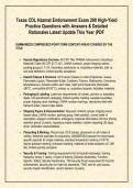 Texas CDL Hazmat Endorsement Exam 200 High-Yield &NewLine;Practice Questions with Answers & Detailed &NewLine;Rationales Latest Update This Year &vert;PDF