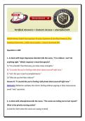 BSN3A Mental Health Nursing Exam Practice Questions & &lbrack;Verified Answers&rsqb;&comma; Plus Explained Rationales &vert; 2026 Latest Update &vert; Instant Download PDF