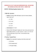 NEW MEXICO GF-9 UTILITY LINES EXAM COMPREHENSIVE EXAM &ndash; 200 QUESTIONS &NewLine;WITH VERIFIED SOLUTIONS LATEST UPDATE &ndash; CURRENT YEAR