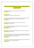 PSI Practice Exam&vert;General Licensing Domains&vert; Questions with Verified Solutions A&plus; Grade &vert; 2026&sol;2027 Comprehensive Exam Study Guide