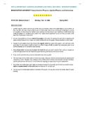 PHYS 122 MIDTERM EXAM I &vert; QUESTIONS AND ANSWERS &vert; 2026 UPDATE &vert; 100&percnt; CORRECT - BINGHAMTON UNIVERSITY&period;