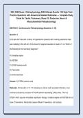 NSG 3850 Exam 3 Pathophysiology 2026 Ultimate Bundle&colon; 150 High-Yield &NewLine;Practice Questions with Answers & Detailed Rationales &mdash; Complete Study &NewLine;Guide for Cardio&comma; Pulmonary&comma; Renal&comma; GI&comma; Endocrine&comma; Neuro & &NewLine;Musculoskeletal Pathophysiology