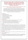 Nebraska Probation Officer Certification Exam 2026-2027&colon; 150&plus; Practice Questions with Answers & Rationales