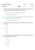 Private Patrol Operator Practice Test - results Questions with 100&percnt; Verified Answers UPDATED&excl;&excl;&excl;&period;