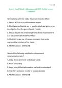 Security Guard Module 4-6 Questions with 100&percnt; Verified Answers UPDATED&excl;&excl;&excl;&period;
